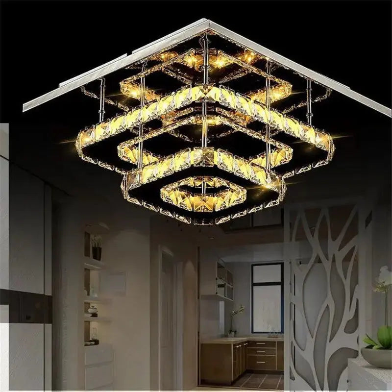 Banquet Chandelier Crystal Ceiling Light — alternate product view 2