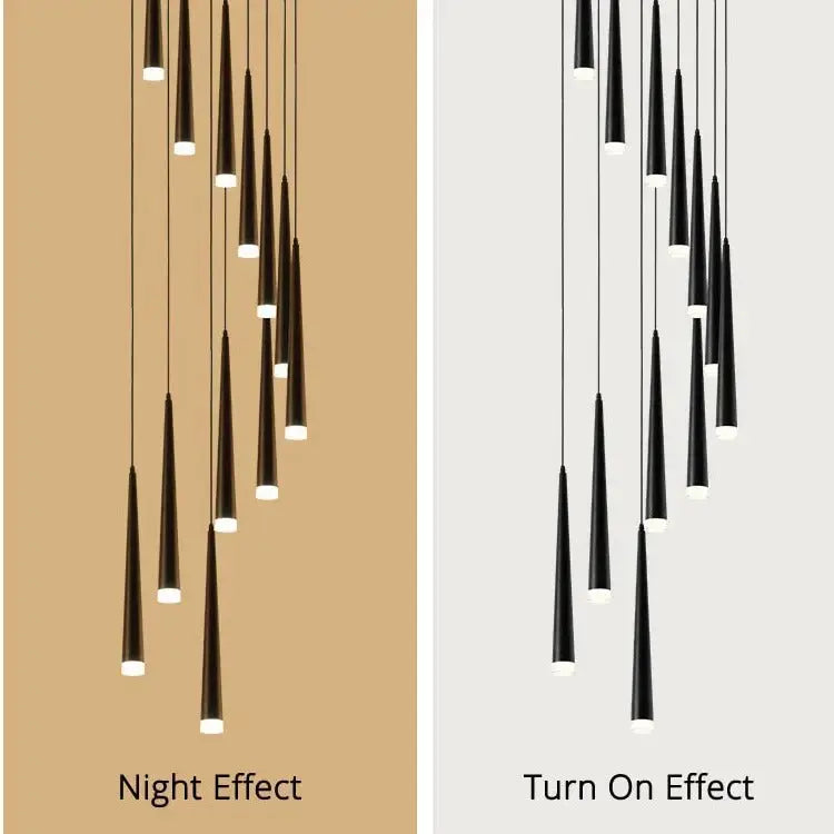 Long Stair Chandelier — alternate product view 7