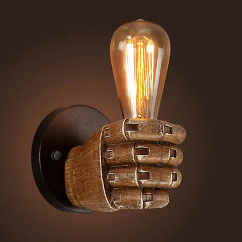 Hand Shaped One Wall Light Lamp — alternate product view 6