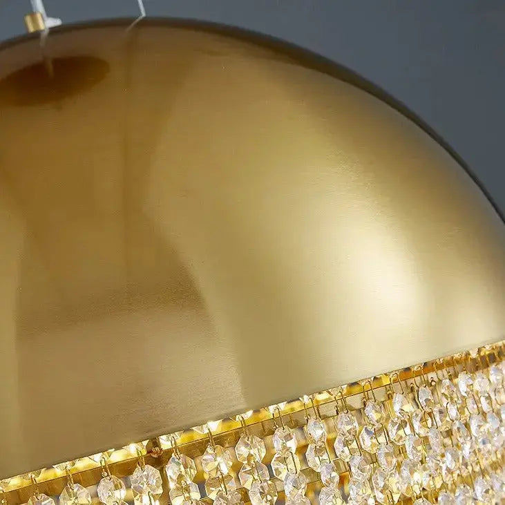 Gold Iron Luxury Retro Living Room Fashion Chandelier — alternate product view 3