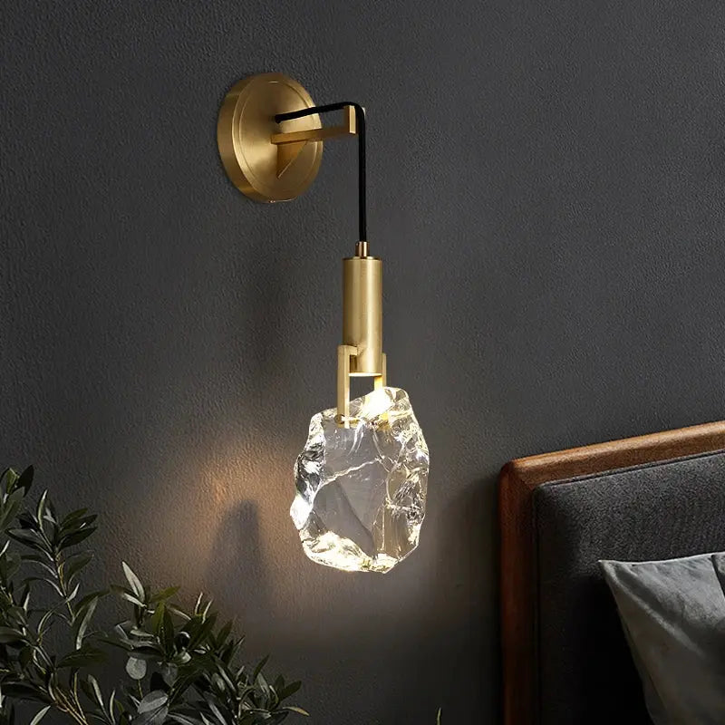 Iceberg Led Crystal Wall Light — shown in an interior setting 4