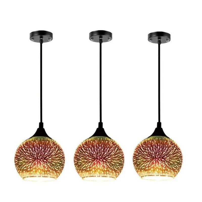 Modern 3D Colorful Pendant Lamp - D — product view