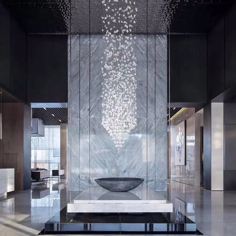 Modern Hanging Stone Chandelier — alternate product view 5