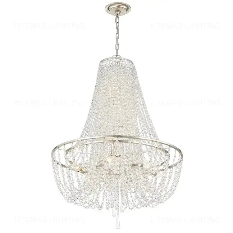 French Hanging Crystal Chandelier — alternate product view 3