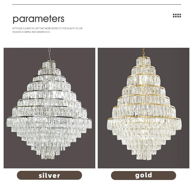 Villa Hollow Duplex Modern Chandelier — alternate product view 3