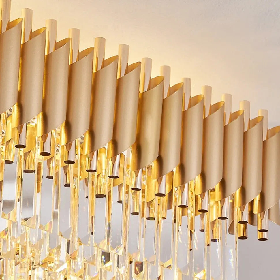Round Designer Crystal Ceiling Lamp — alternate product view 9