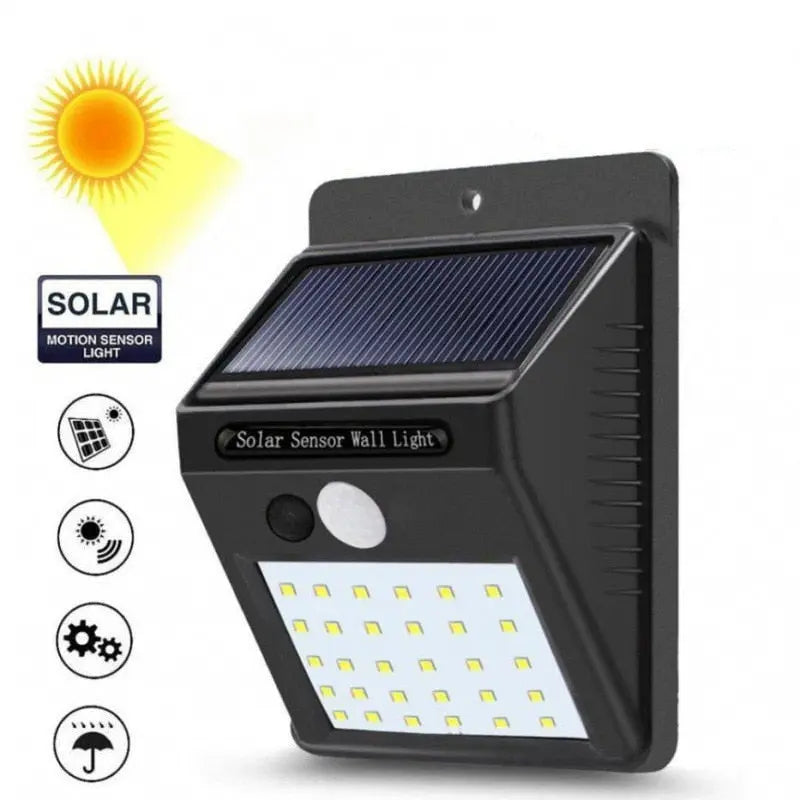 Solar Led Light Outdoor Lamp PIR Motion Sensor — alternate product view 2