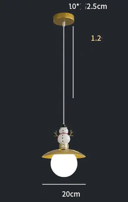 Nordic Kids Room Toys Figurine Pendant Lights — alternate product view 13