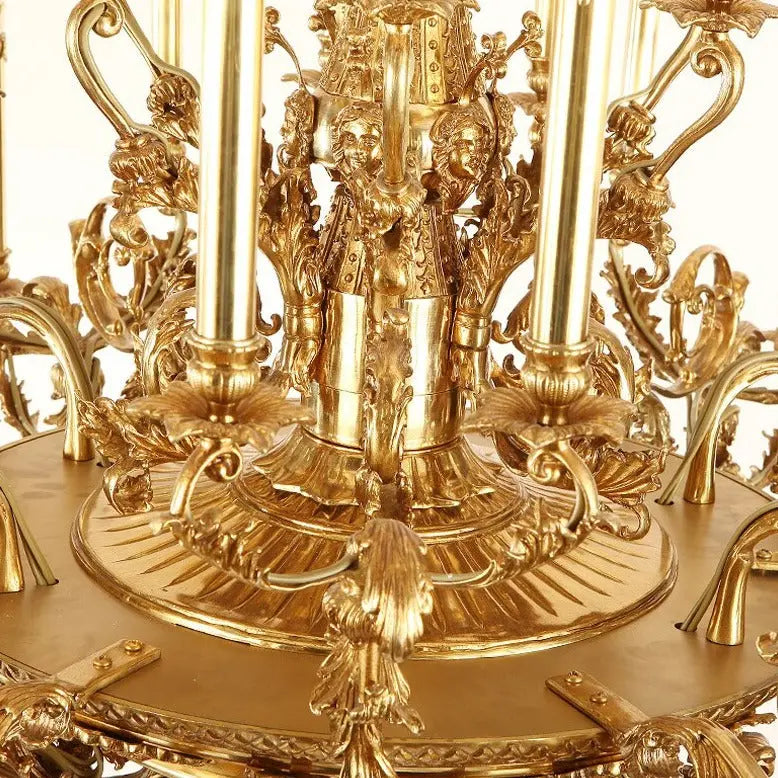French Copper Luxury Chandelier — alternate product view 8