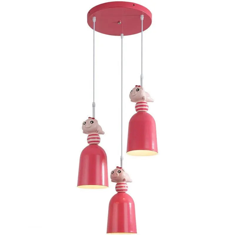 Nordic Kids Room Toys Figurine Pendant Lights — product view