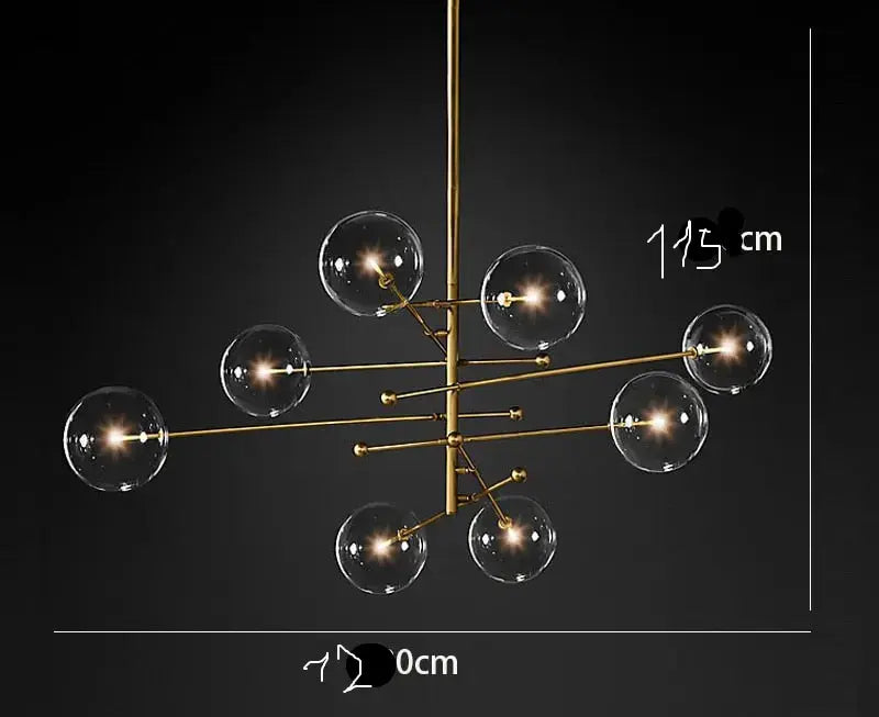 Postmodern LED Chandelier — alternate product view 9