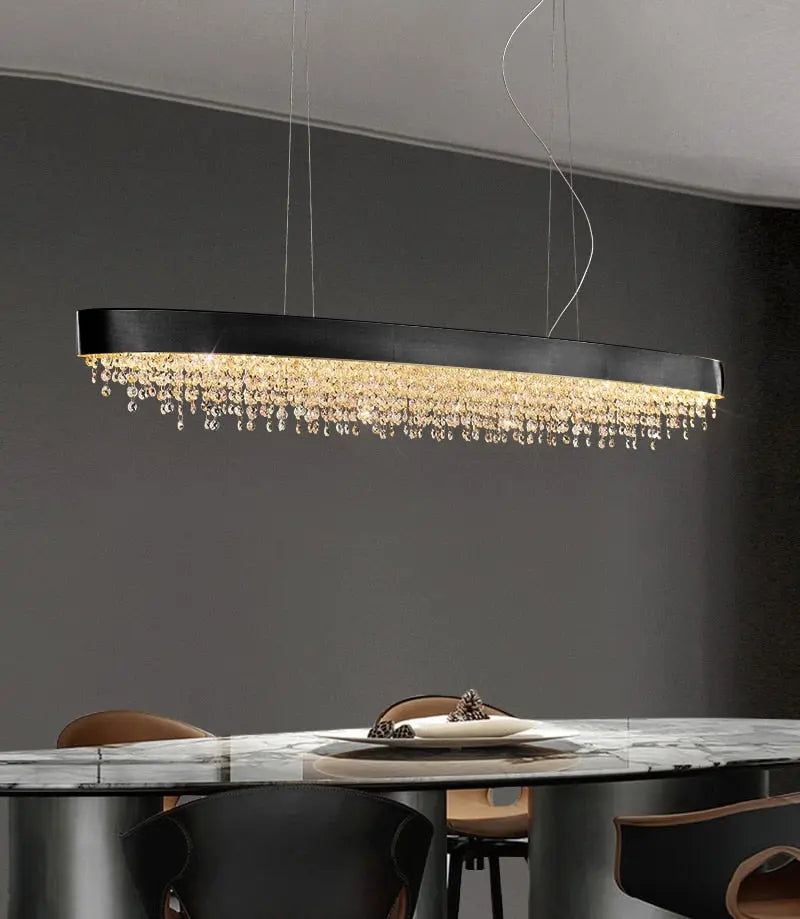 Modern Dining Room Crystal Chandelier — alternate product view 9