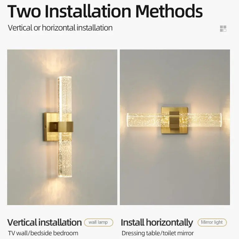 Wall Crystal Bubble Shade Lamps — alternate product view 8