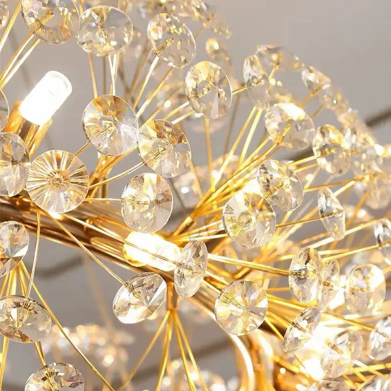 Modern Luxury Ball Crystal Hanging Light — alternate product view 2