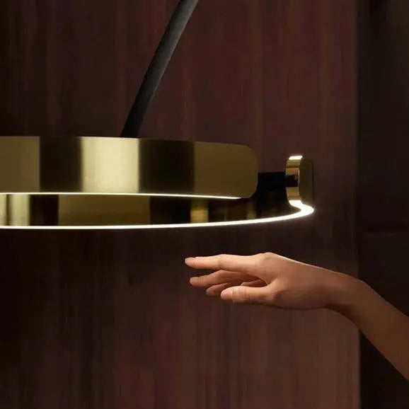 LED Light Round Rings Style Floor Lamp — alternate product view 6