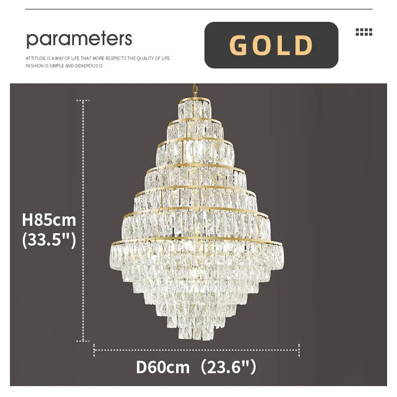 Villa Hollow Duplex Modern Chandelier — alternate product view 11
