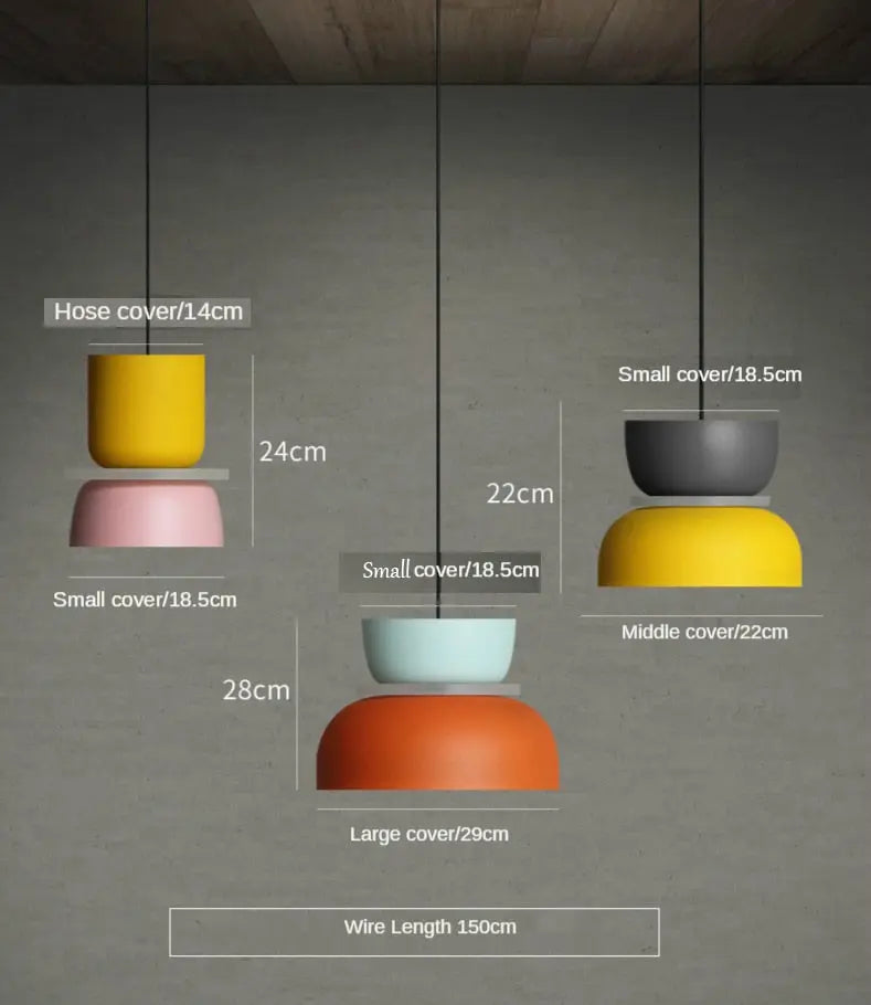 Nordic Macaron Decor Pendant Lights — alternate product view 12
