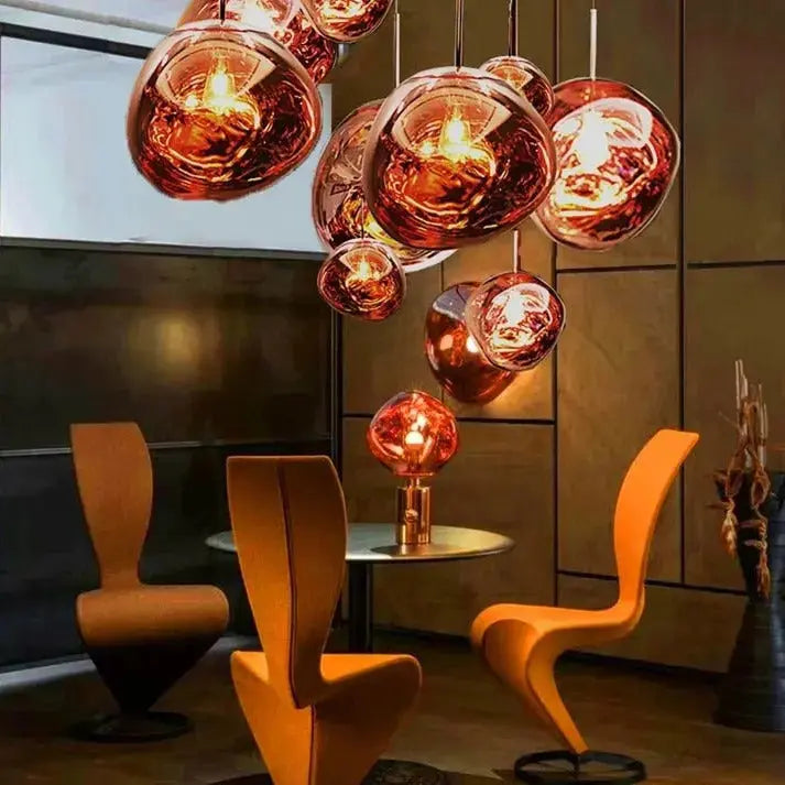 Nordic Lava Pendant Lights - Silver — product view