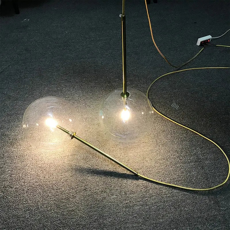 Modern Luxury Glass Ball Chandelier — alternate product view 7