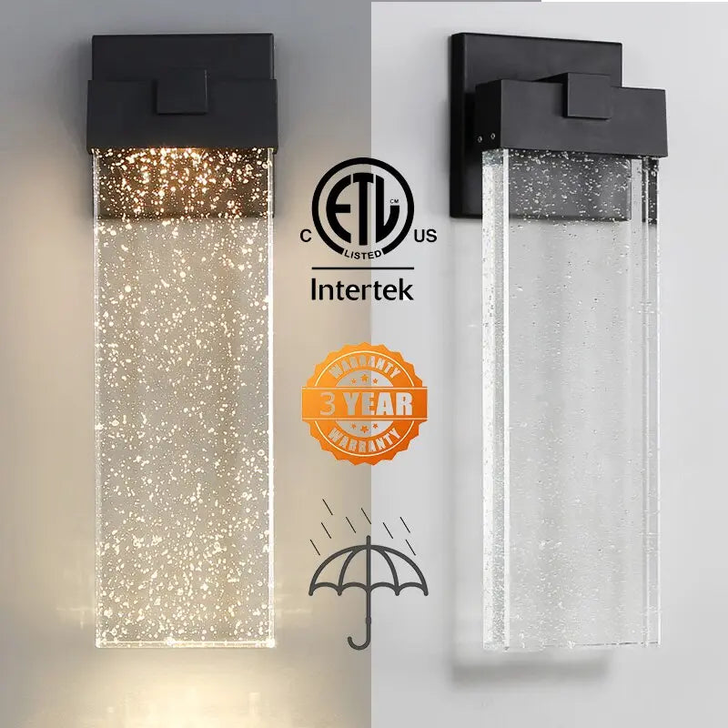 Outdoor Crystal Wall Lamp — alternate product view 1