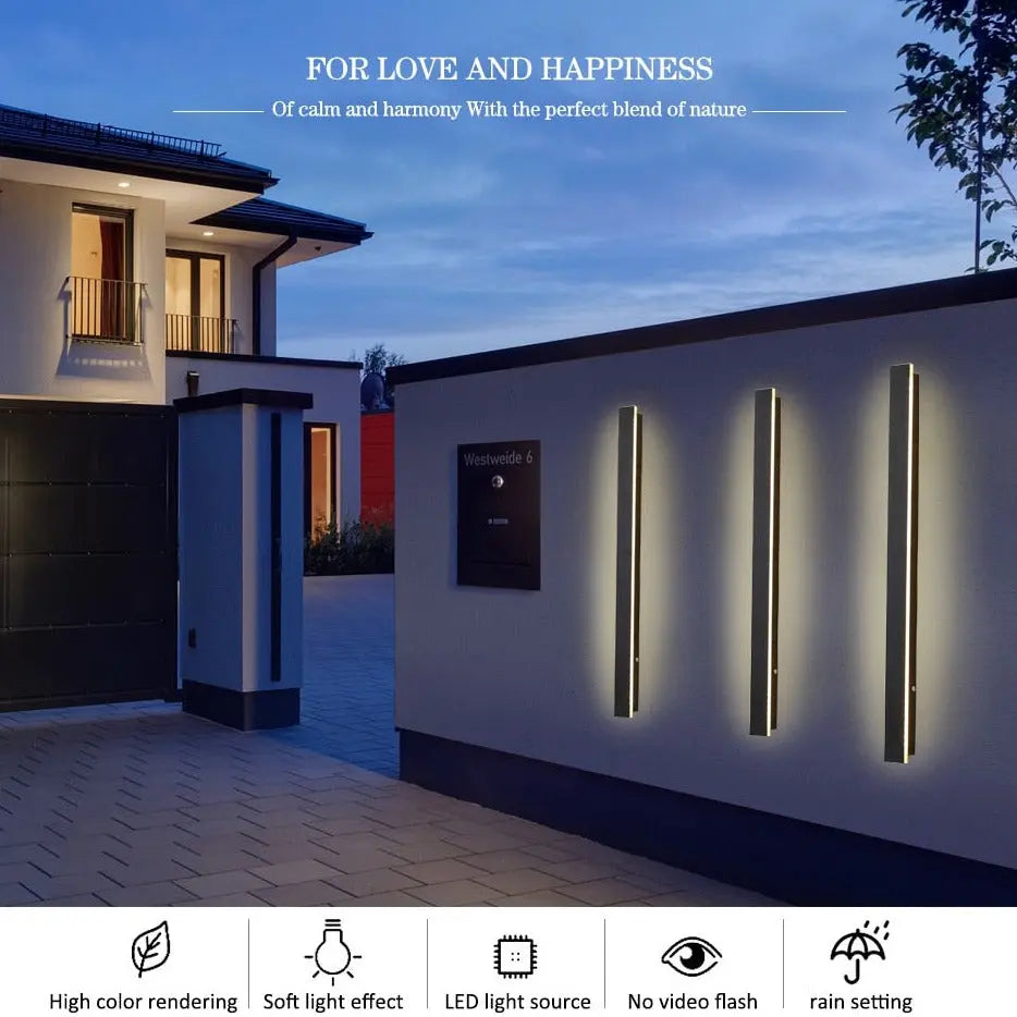 Waterproof LED Modern Outdoor Wall Lamp — alternate product view 5