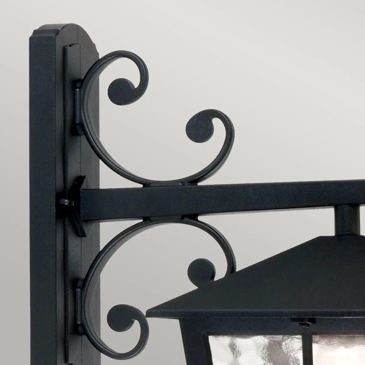 Canterbury 1 Light Grande Wall Down Lantern — close-up design detail
