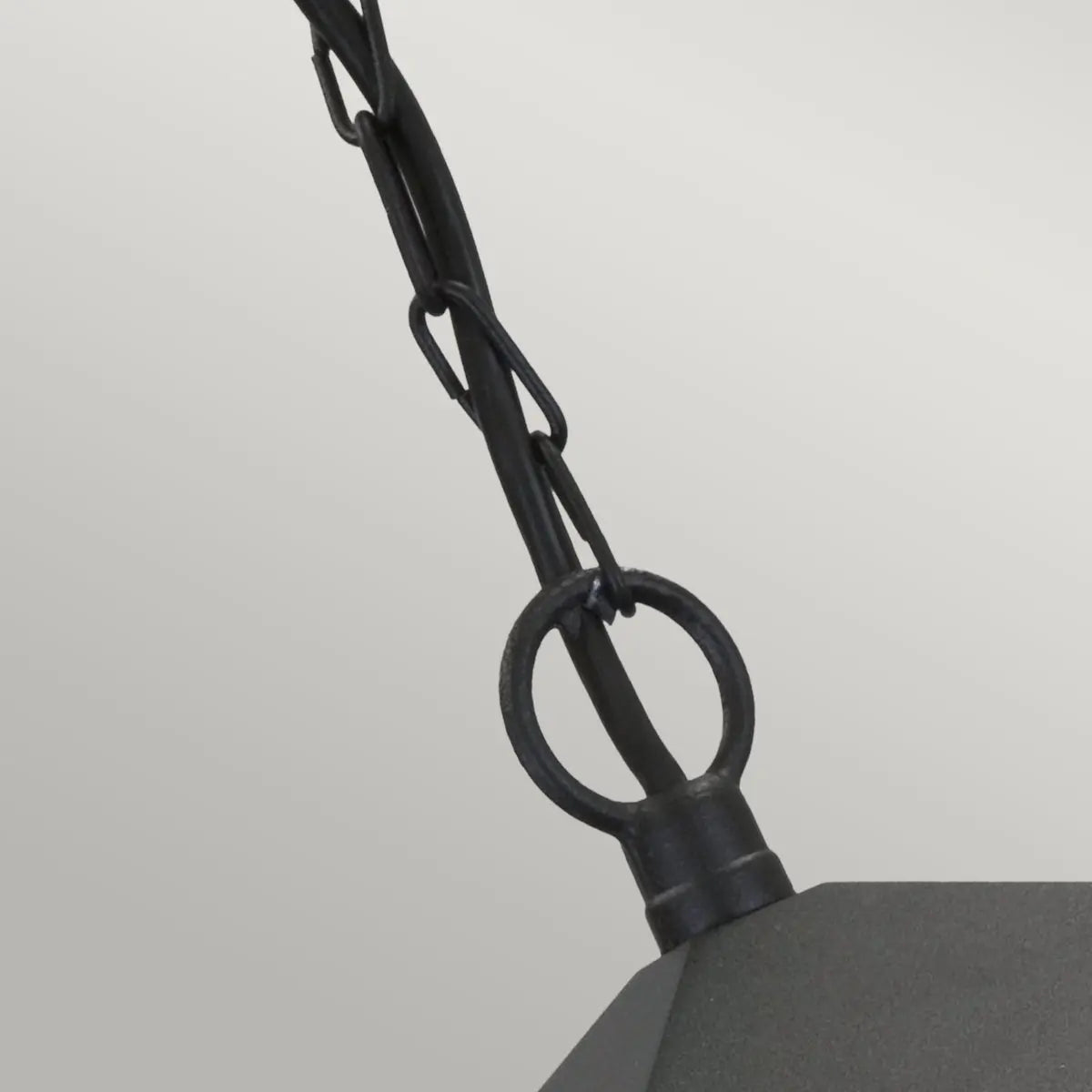 York 1 Light Porch Chain Lantern — close-up design detail