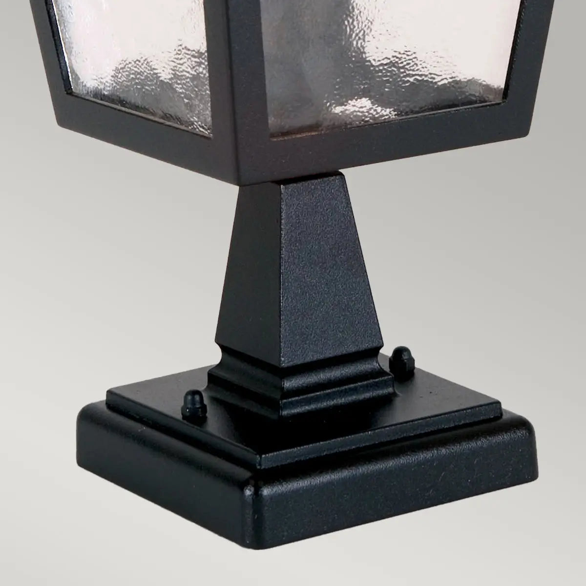 York 1 Light Pedestal Lantern — close-up design detail 2