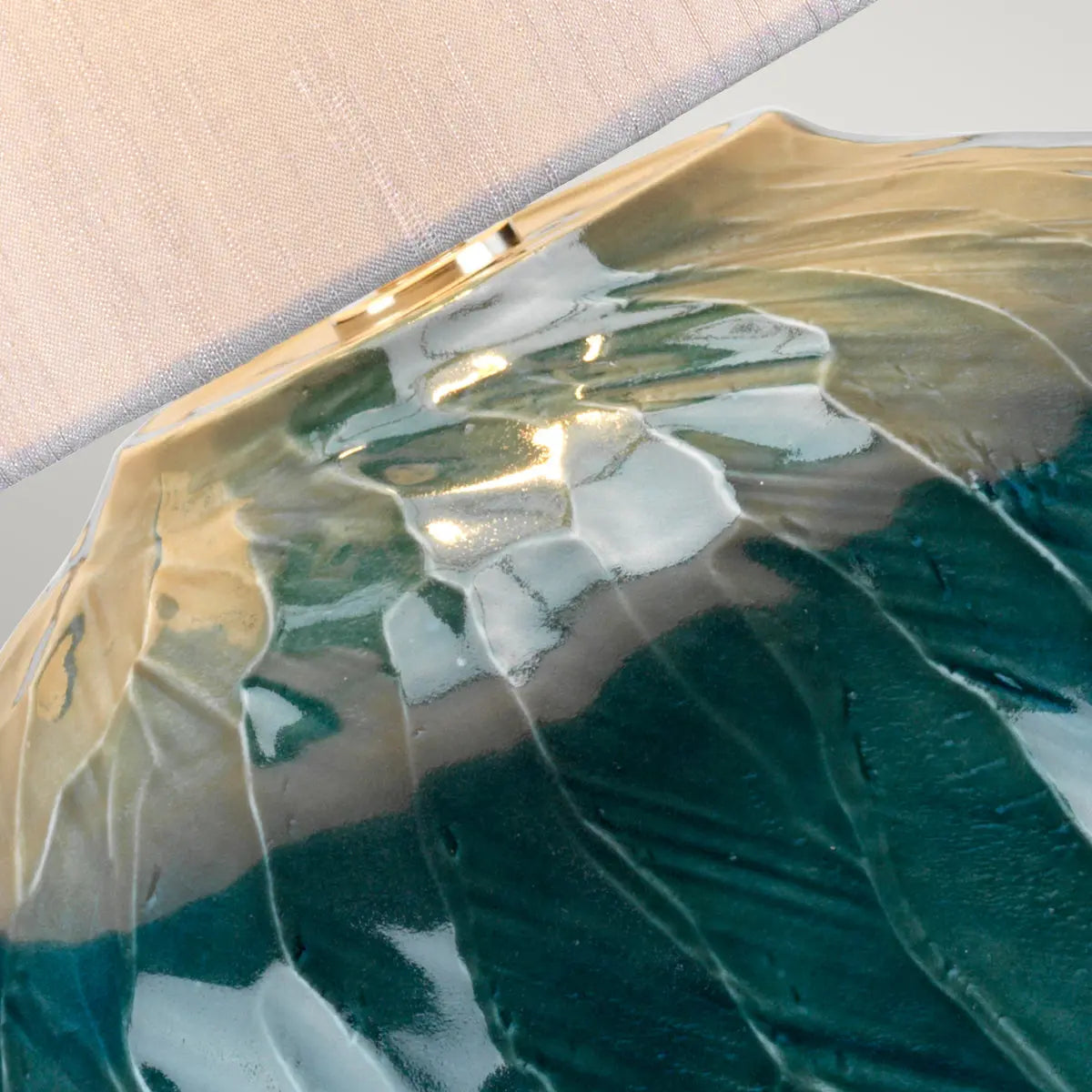 Blue Globe Table Lamp — close-up design detail 2