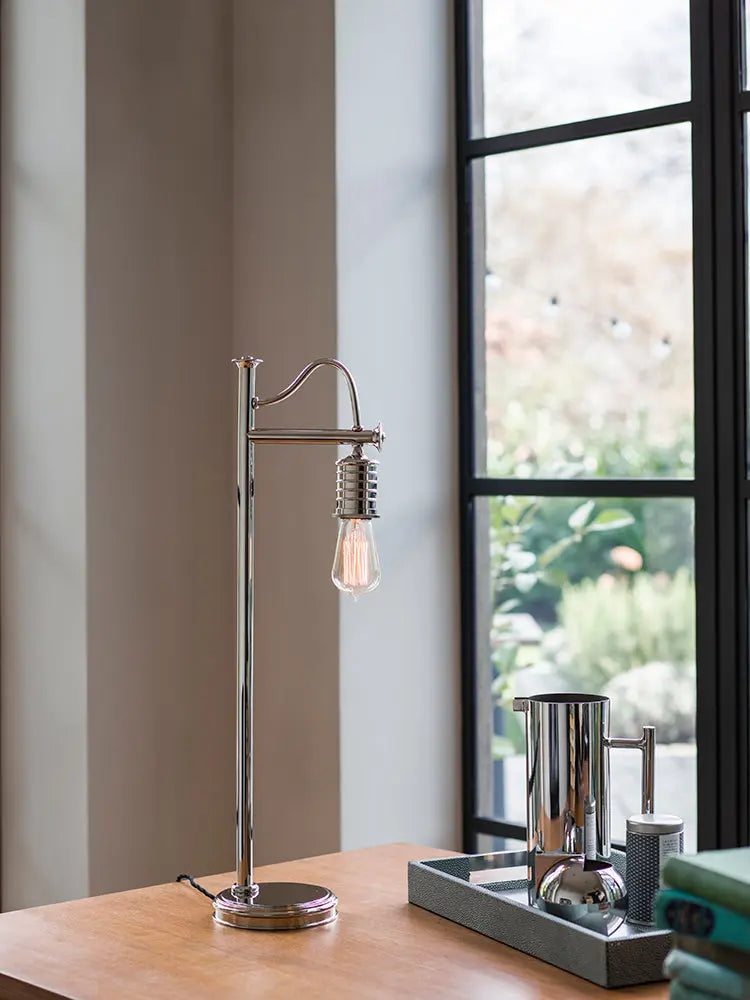 Douille Table Lamp - Polished Nickel — alternate product view 1