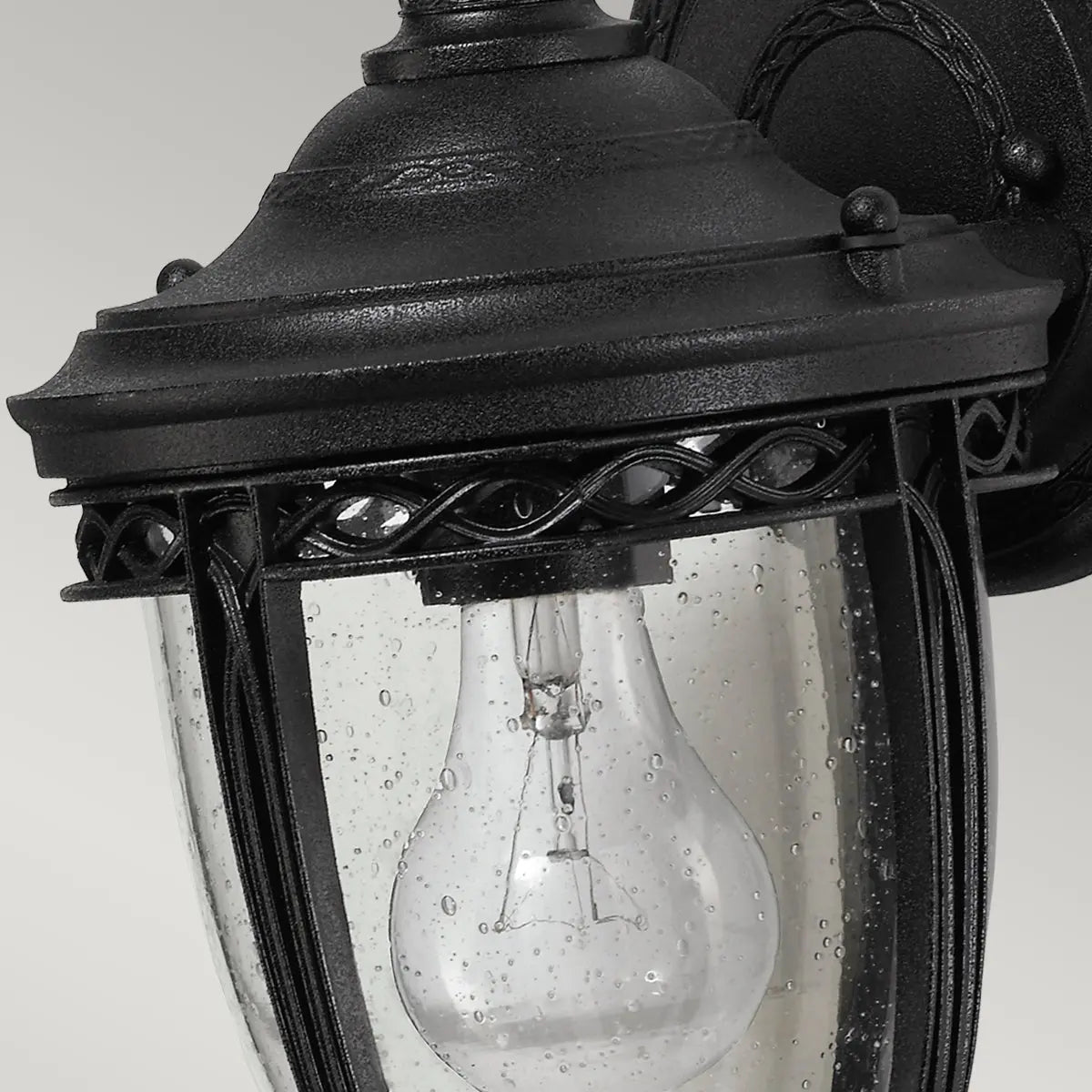 English Bridle Wall Lantern — close-up design detail 3