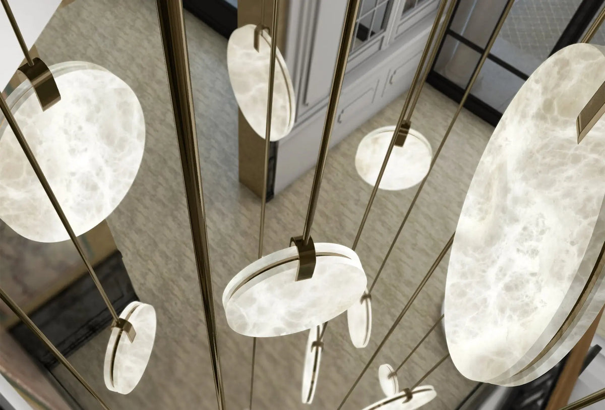 Disc Alabaster Pendant Light — alternate product view 8