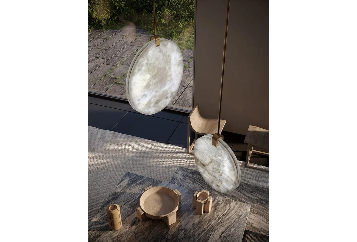Disc Alabaster Pendant Light — alternate product view 7