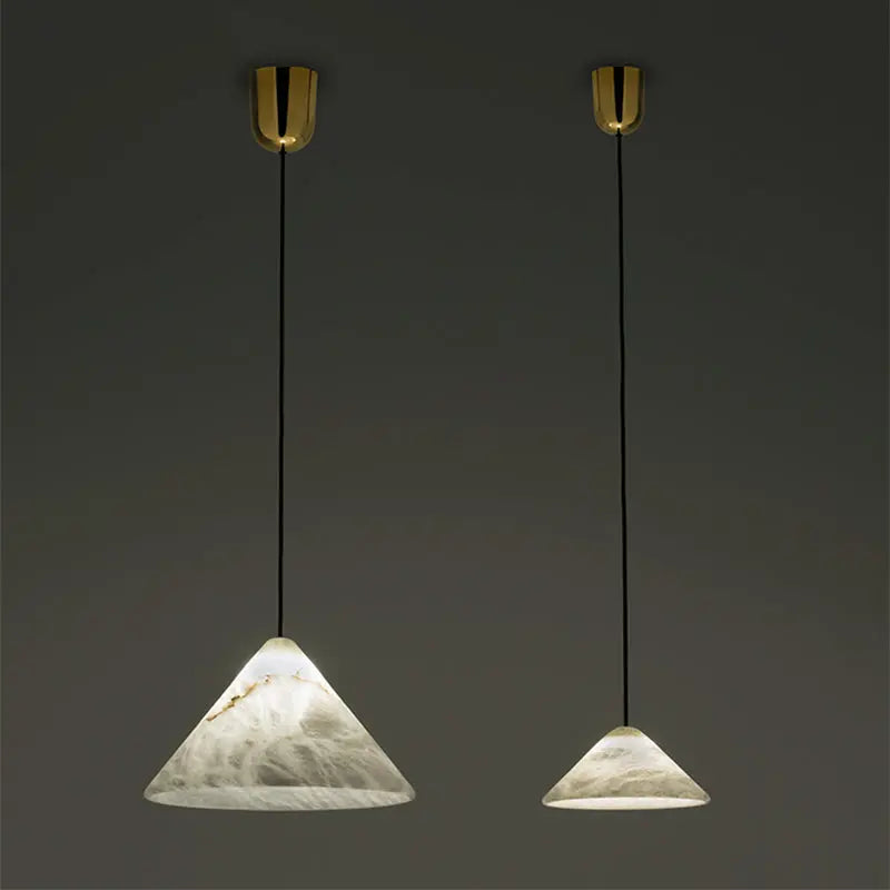 Modern Alabaster Kitchen Light — alternate product view 1