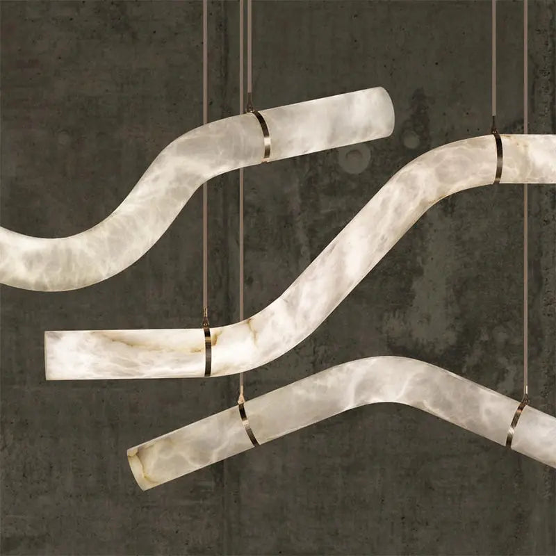 Simplicity Alabaster Pendant Lights — alternate product view 2