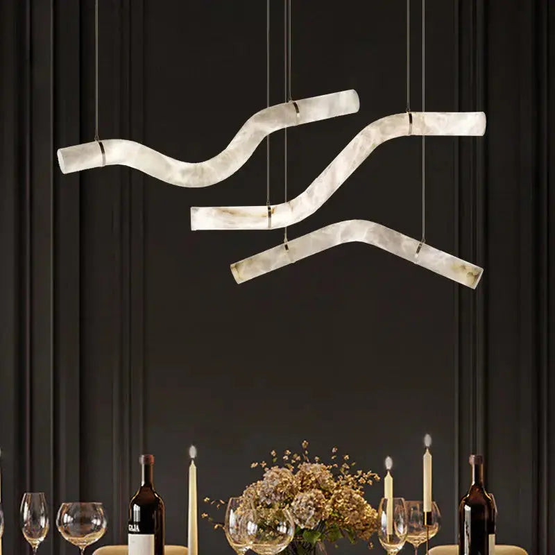 Simplicity Alabaster Pendant Lights — product view
