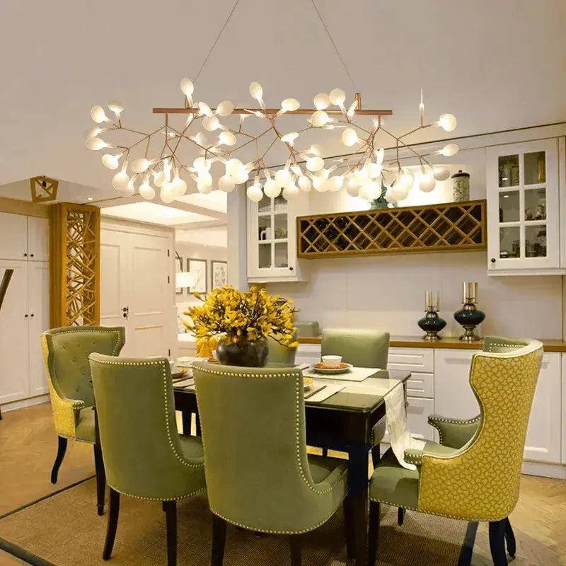 Designer Industrial Firefly Chandelier — alternate product view 9