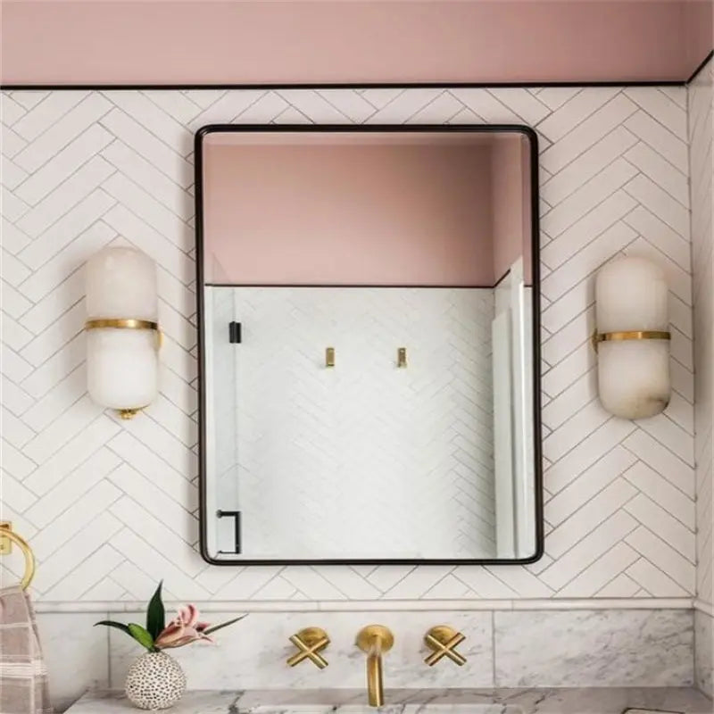 Melange Alabaster Wall Sconce — alternate product view 4