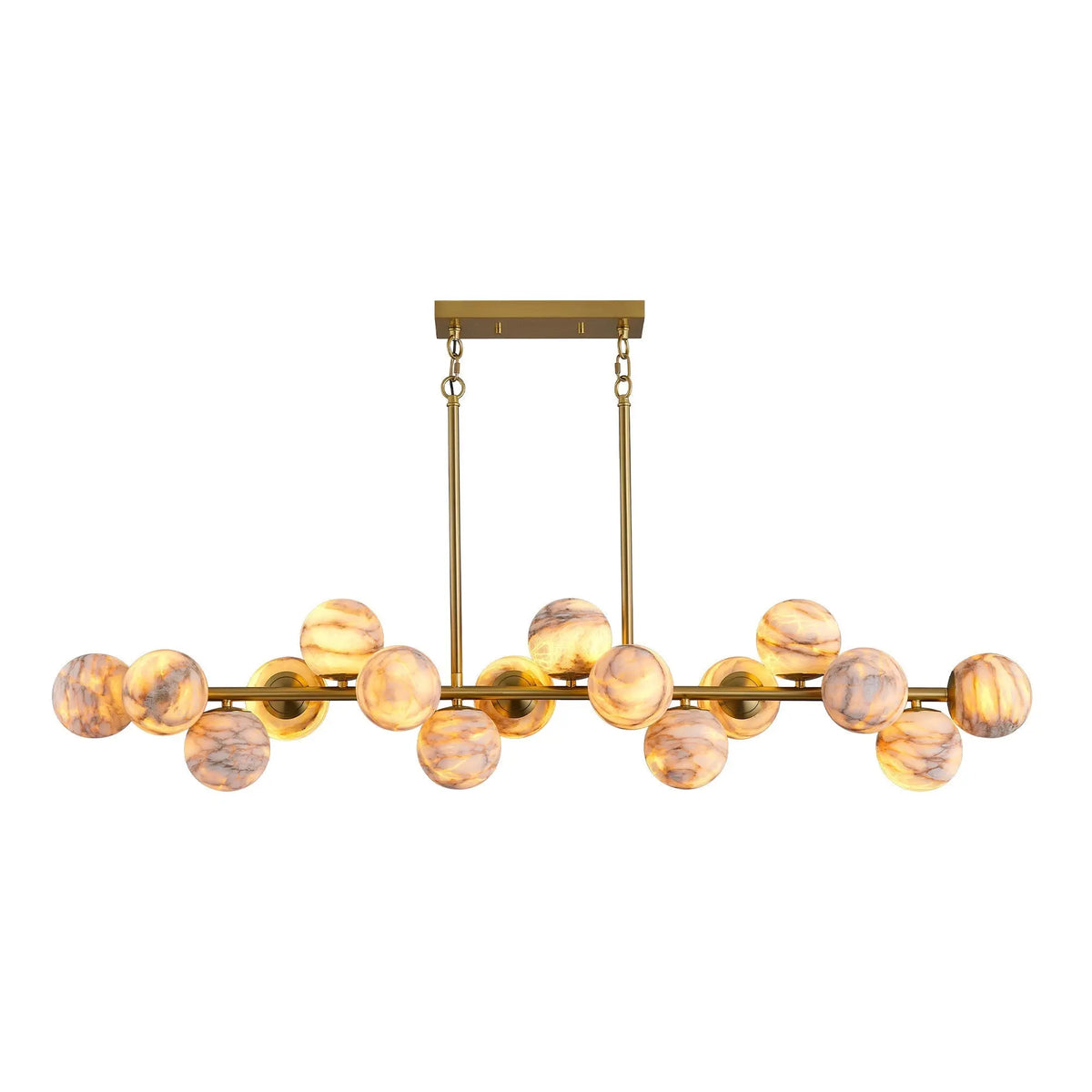 Modern Unique Alabaster Chandelier — alternate product view 28