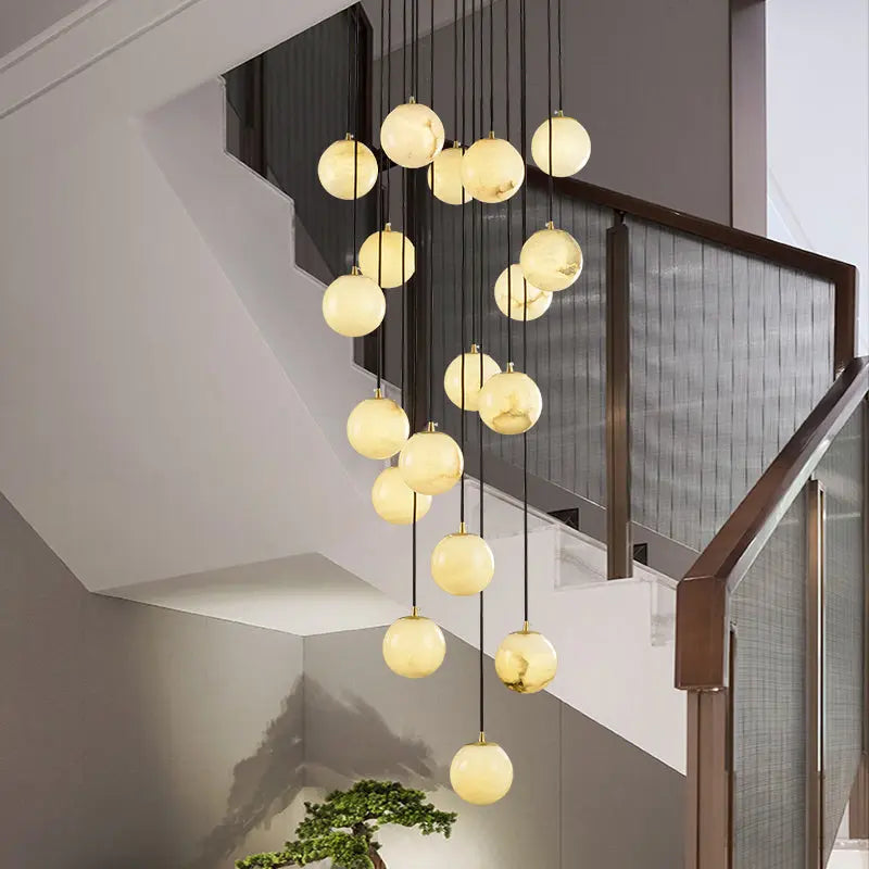 Marble Chandelier Global Pendant — alternate product view 3
