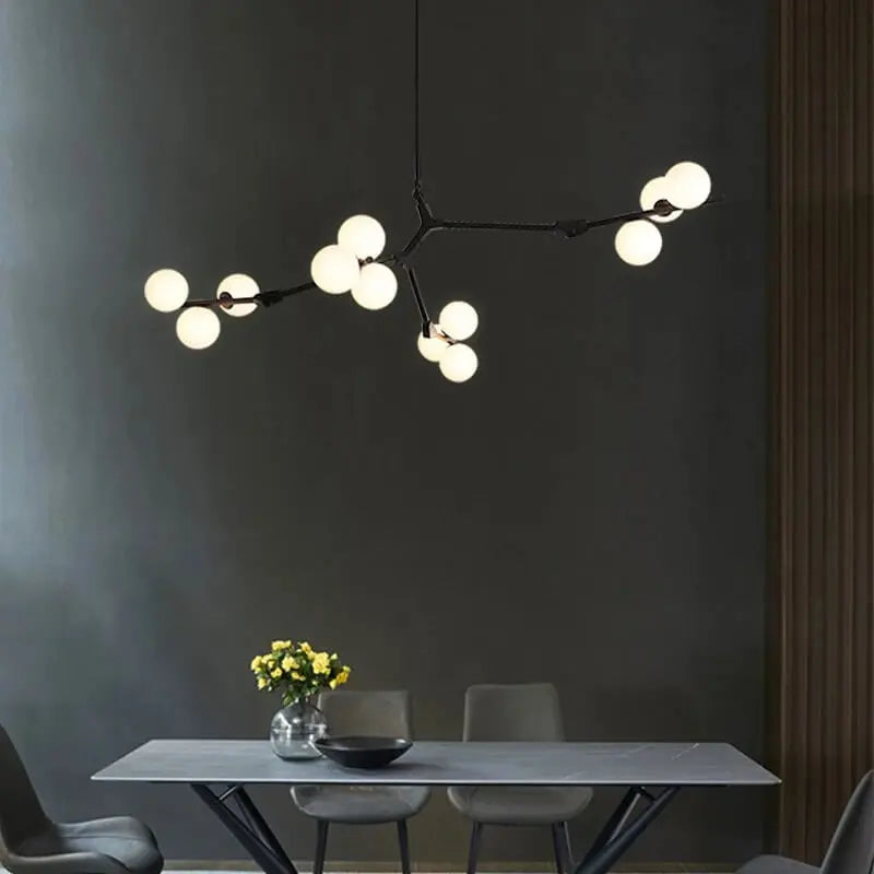 Post Modern Style Glass Balls Chandelier — alternate product view 4