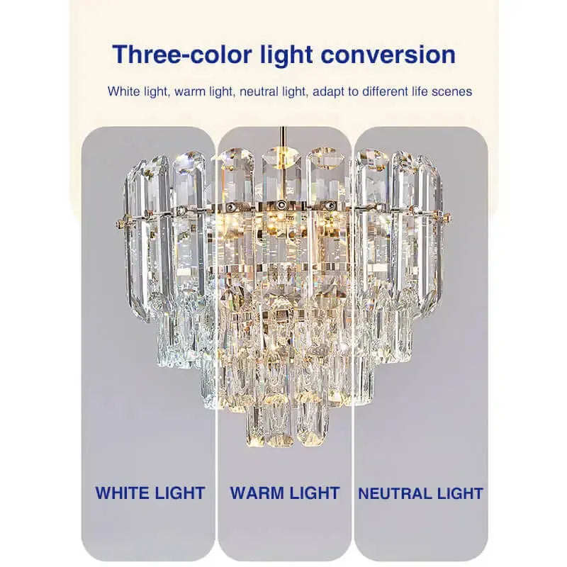 Nordic Modern Crystal Elegant Pendant Light — alternate product view 3