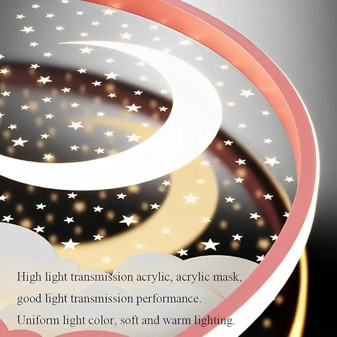 Round Modern Led Ceiling Children Chandelier — alternate product view 7