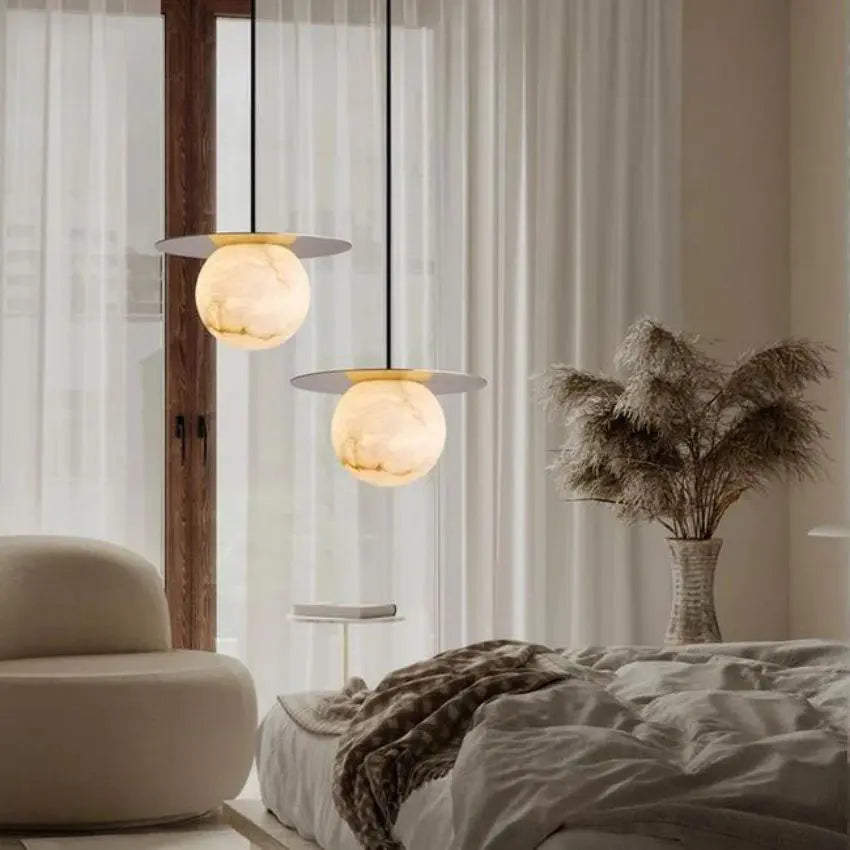 Marble Stellar Pendant Light — alternate product view 2