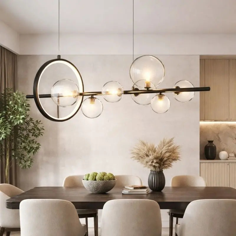 Creative Glass Bubble Ball Chandelier — product view
