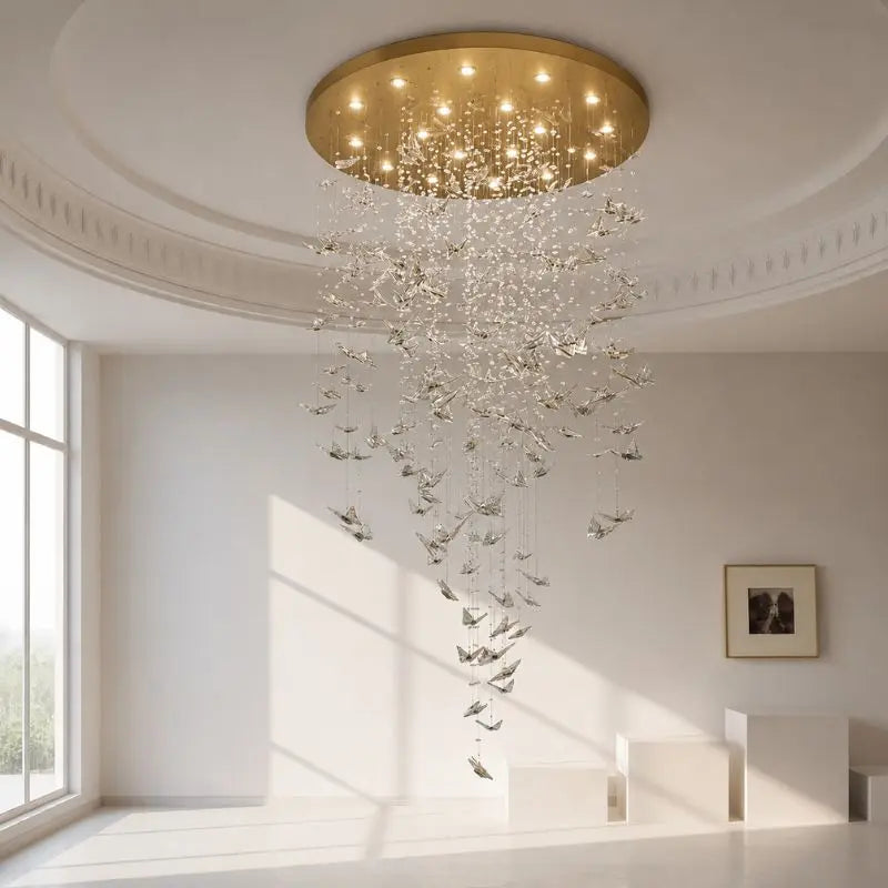 Modern Butterfly Pendant Light — alternate product view 1
