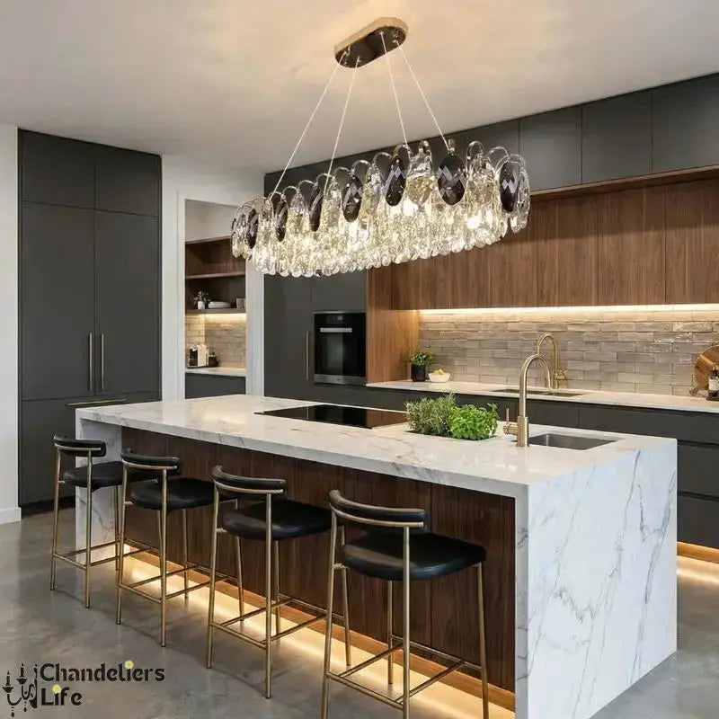 Dining Room Modern Luxury Chandelier — shown in an interior setting 2