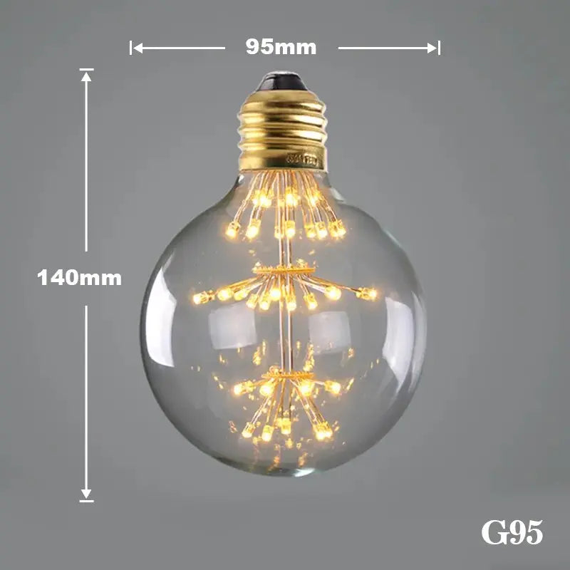 LED Edison Vintage Starry Sky Lamp — alternate product view 17