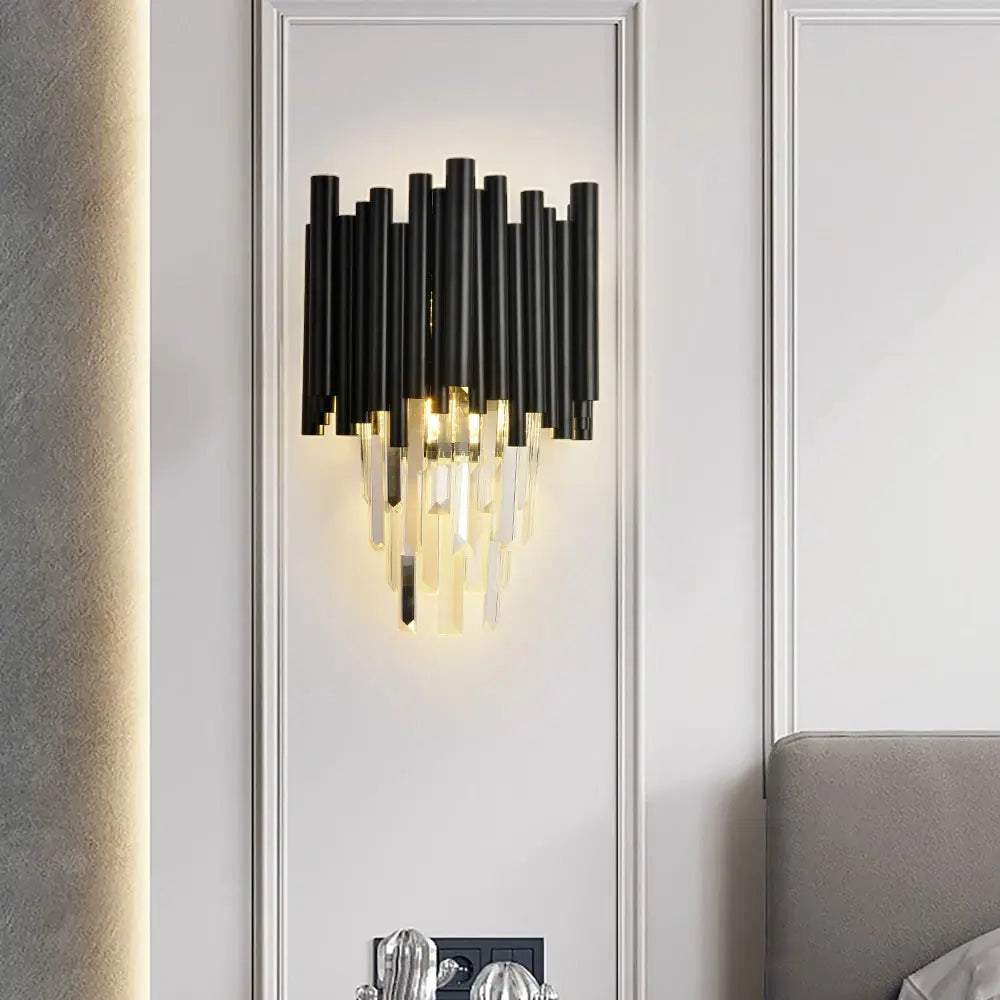 Modern Black Wall Lamp — alternate product view 1