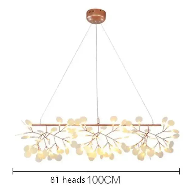 Designer Industrial Firefly Chandelier — alternate product view 12